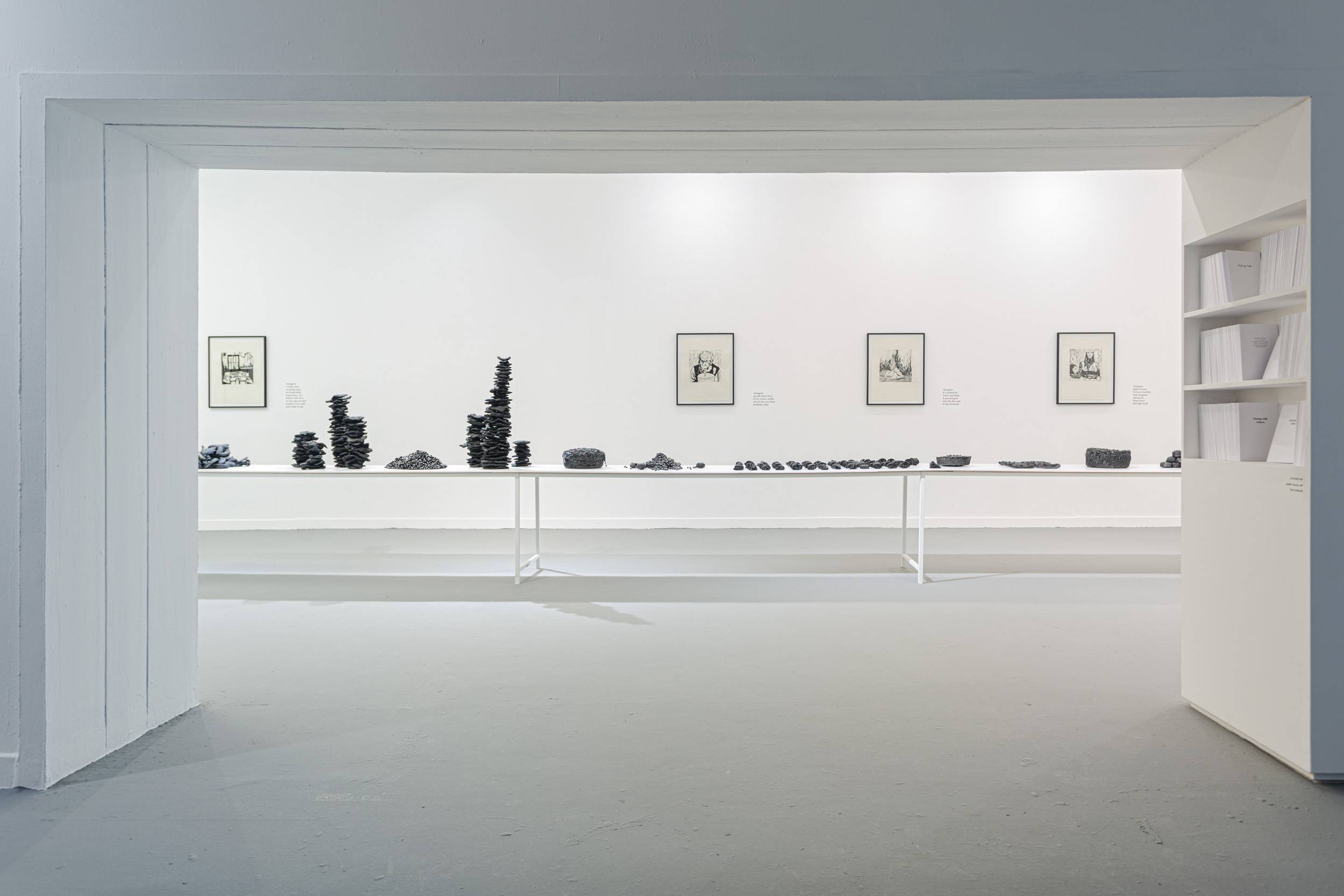 Dining with Others  - Installation documentation. Haifa museum 2023.